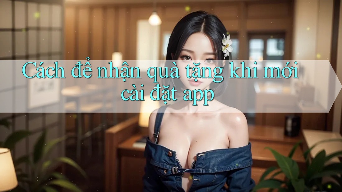 Cách để nhận quà tặng khi mới cài đặt app