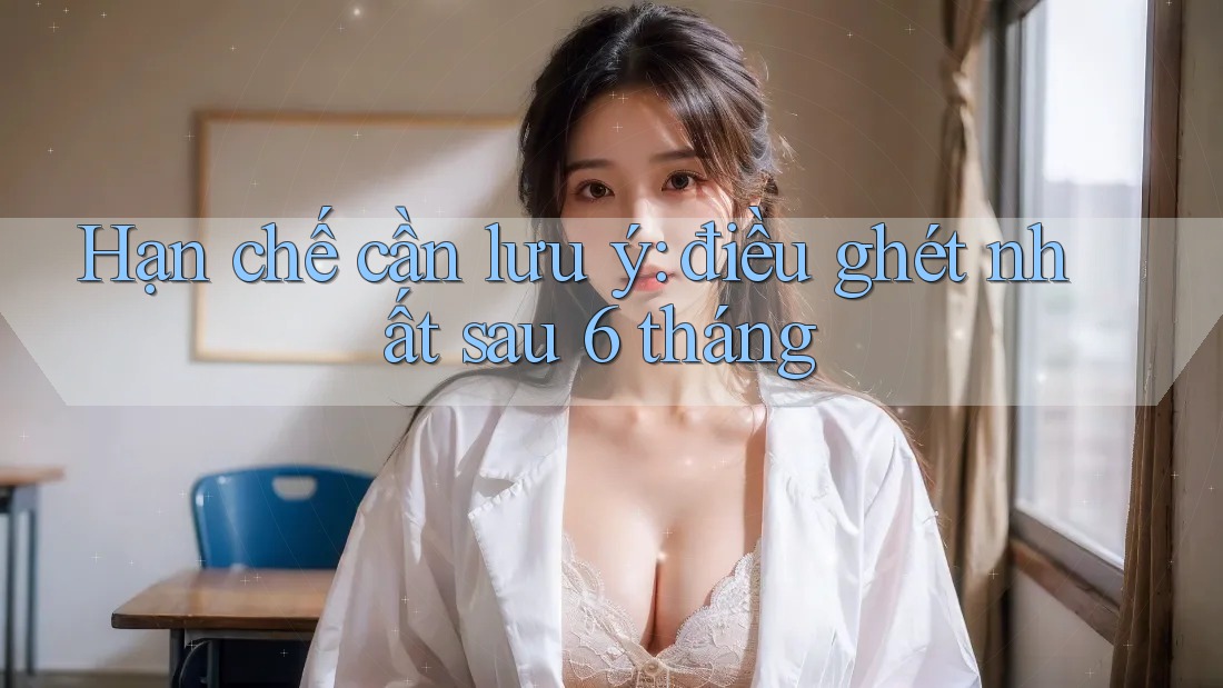 Hạn chế cần lưu ý: điều ghét nhất sau 6 tháng