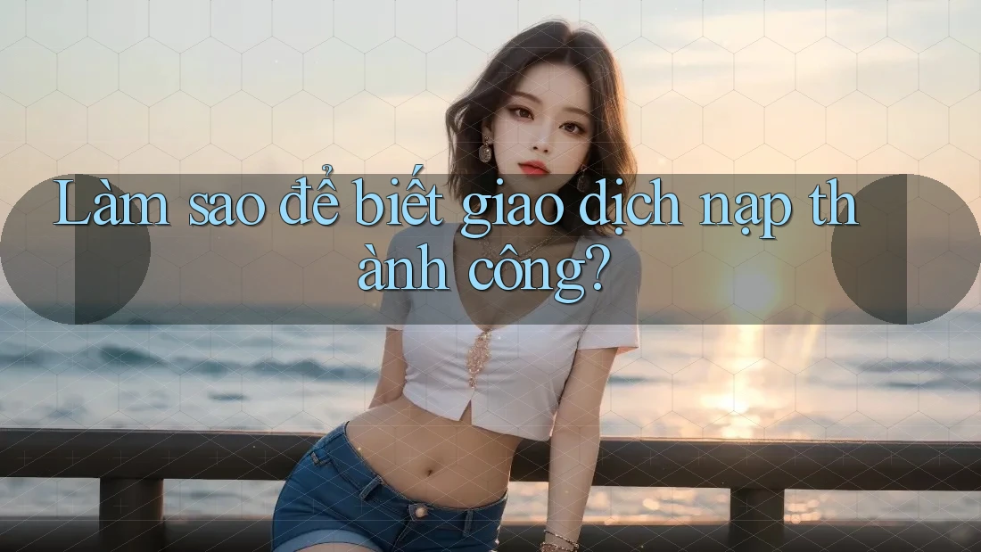 Làm sao để biết giao dịch nạp thành công?