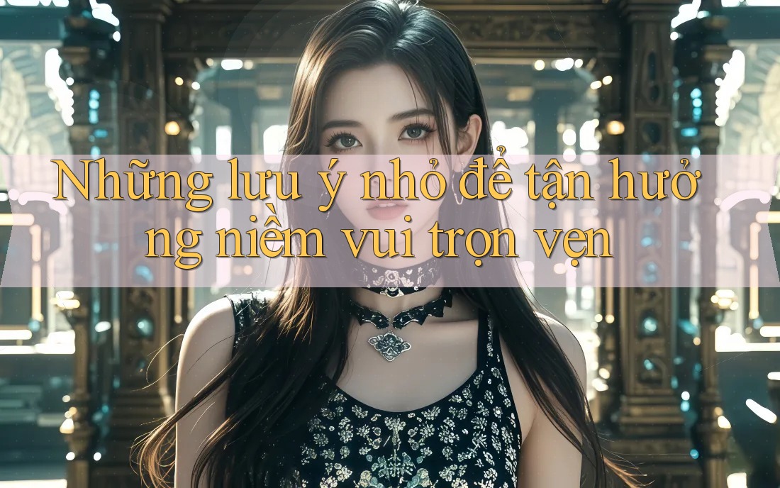 Những lưu ý nhỏ để tận hưởng niềm vui trọn vẹn