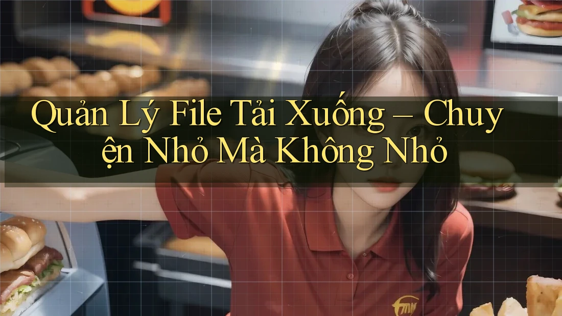 Quản Lý File Tải Xuống – Chuyện Nhỏ Mà Không Nhỏ
