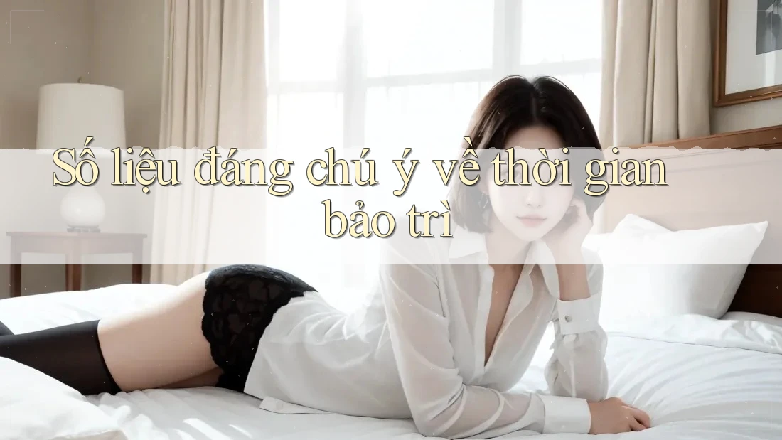 Số liệu đáng chú ý về thời gian bảo trì Số liệu đáng chú ý về thời gian bảo trì